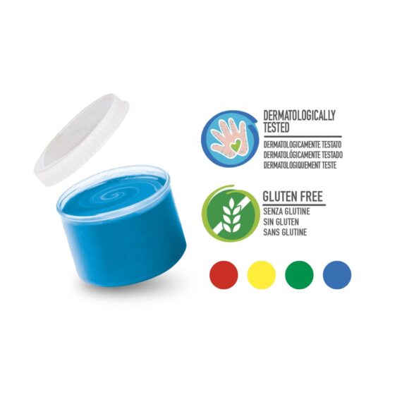 Acuarele Finger Paint Carioca 4x50 ml culori