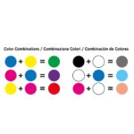 Acuarele tempera Carioca 10 ml cu tăviță și pensulă culori