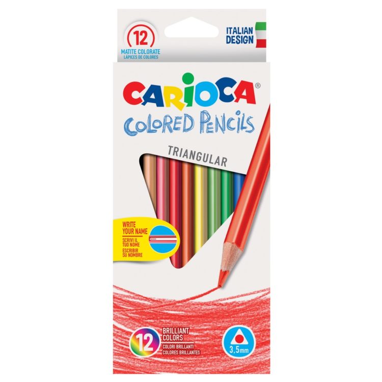 Creioane color triunghiulare Clasic 12/set