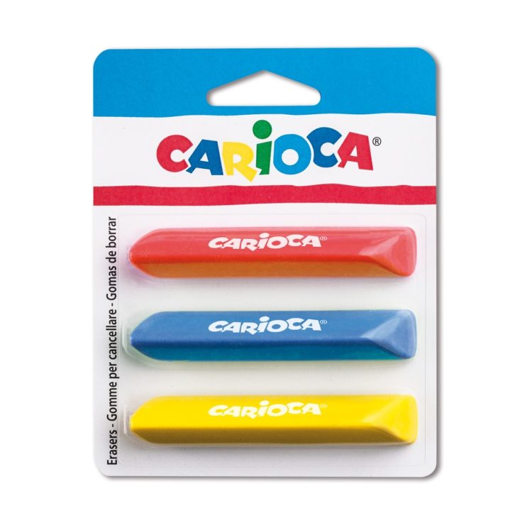 Set gumă de șters Carioca