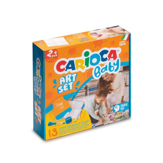 Set cu jocuri creative CARIOCA BABY Art